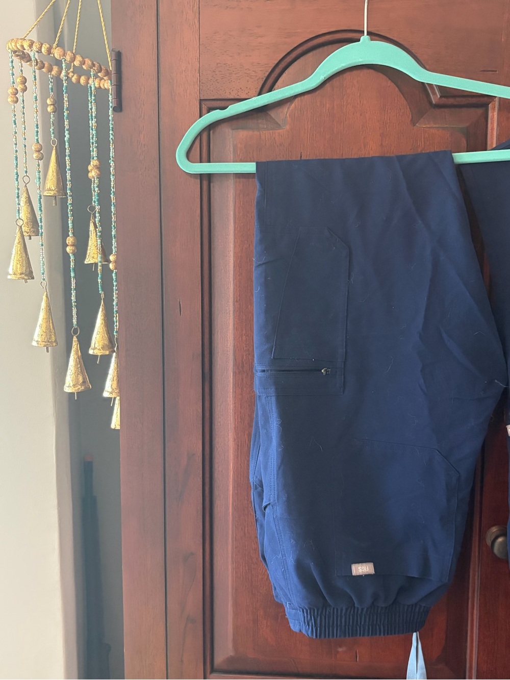 FIGS Navy Scrub Haul - Two Straight Leg pants & Top - Picture 4 of 4